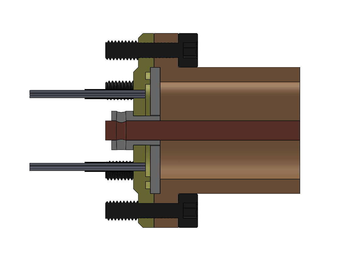 Gas distribution or CFD analysis of pulsed plasma thruster